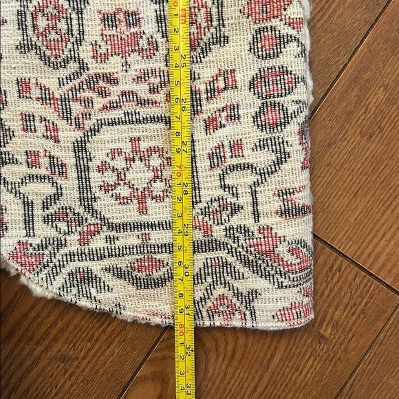 Anthropologie Hei Hei Jacquard Shearling lined vest - Picture 8 of 9